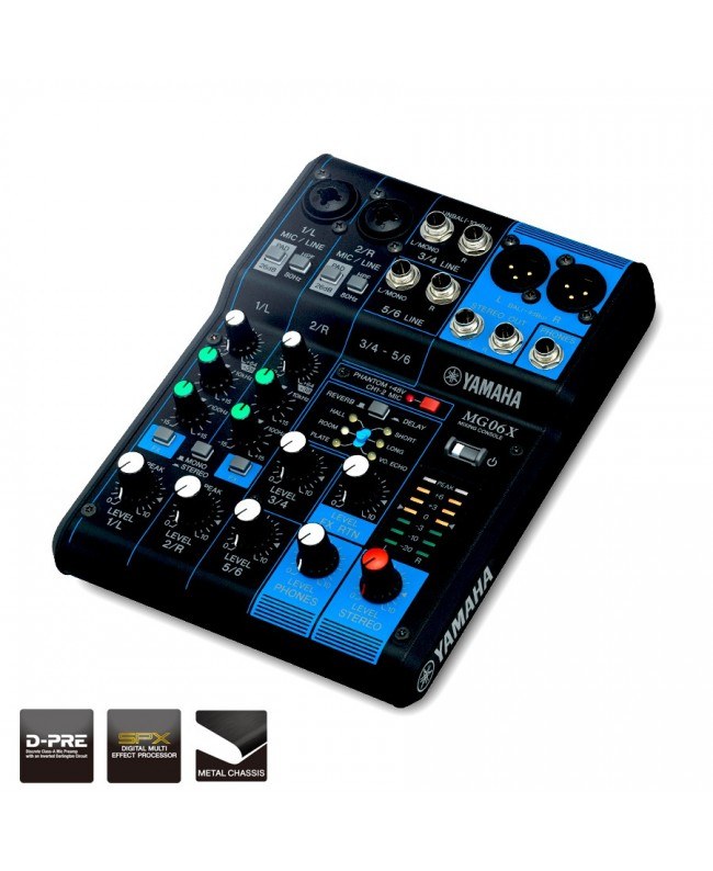YAMAHA MG06X MIXER ANALOGICO