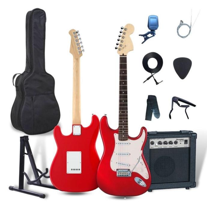 SCORPION ELECTRIC PACK GUITAR PGE-500RB
