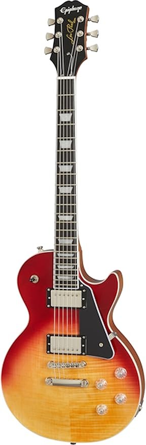 Epiphone Les Paul Modern Figured, Magma Orange Fade