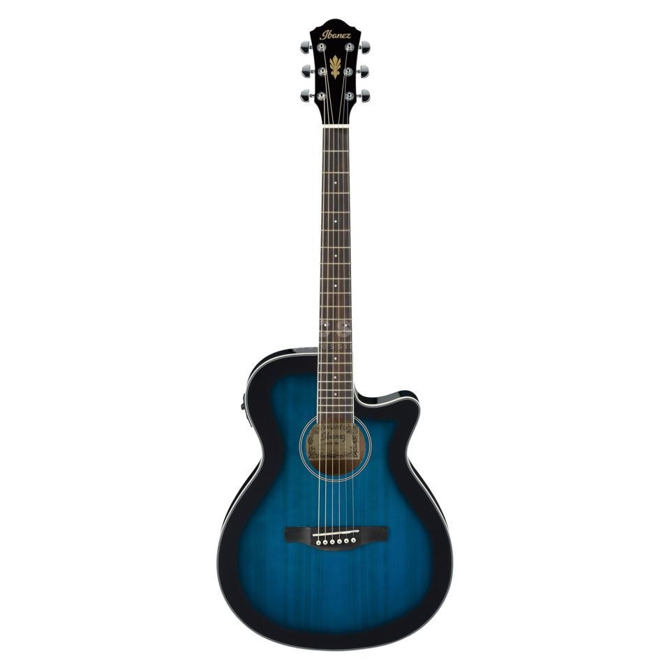Ibanez AEG8E-TBS Transparent Blue Sunburst