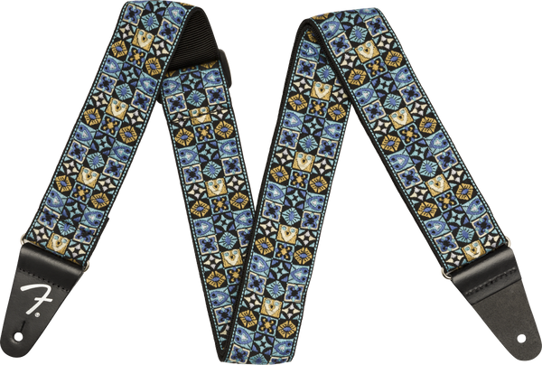 Fender Festival Strap, Blue Mosaic, 2"