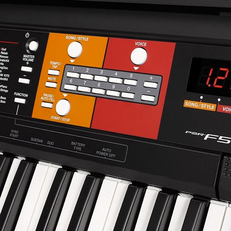 PSR-F51 Yamaha Home Keyboard 61 keys + Power Adapter