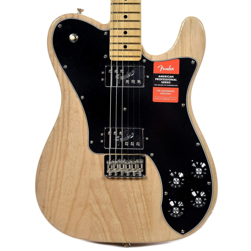 Fender American AM PRO TELE DLX SHAW MN NAT ELECTRIC GUITAR