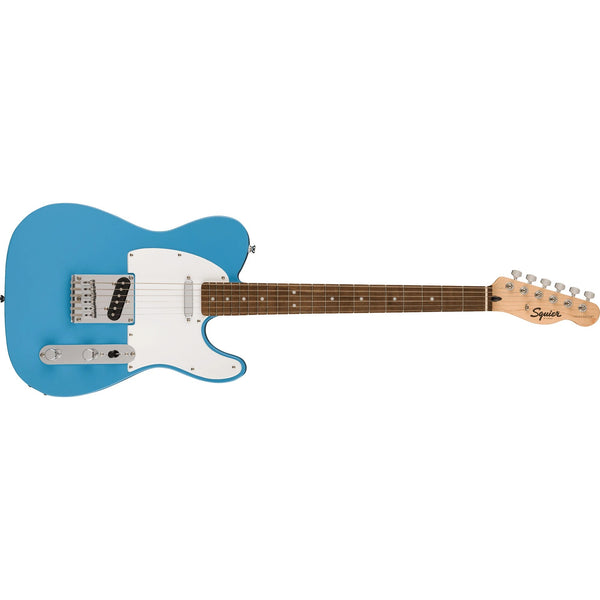 Squier Sonic Telecaster Guitar, Laurel Fingerboard, White Pickguard, California Blue