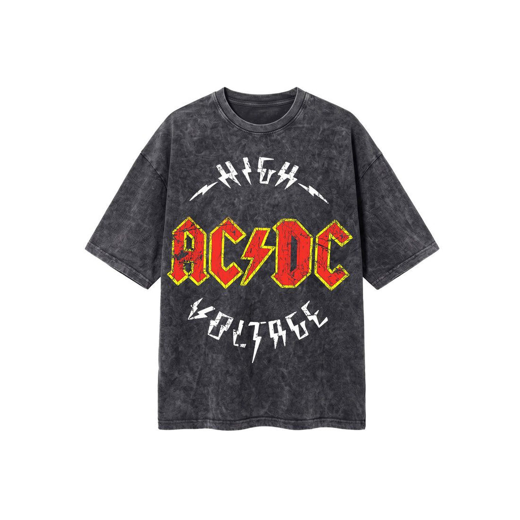 ACDC washed oversized tshirt