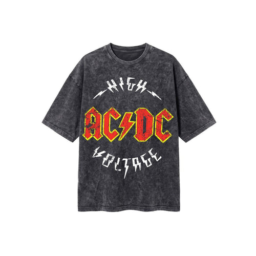 ACDC washed oversized tshirt