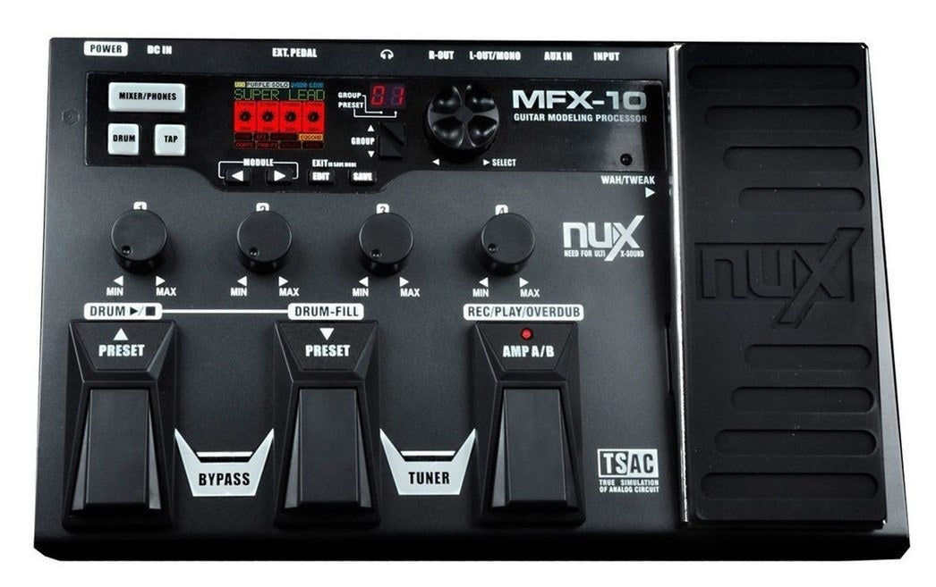 NUX MFX-10 Guitar Multi-Effects