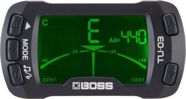 Boss TU-03 Clip On Tuner and Metronome
