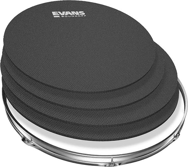 Evans SO-2346 SoundOff Standard Drum, Mute Pack, Black