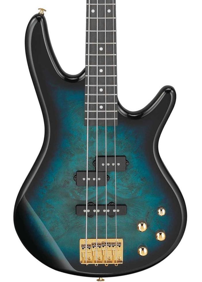 Ibanez Gio SR Series GSR280QA-TMS Electric Bass - Transparent Marine Sunburst