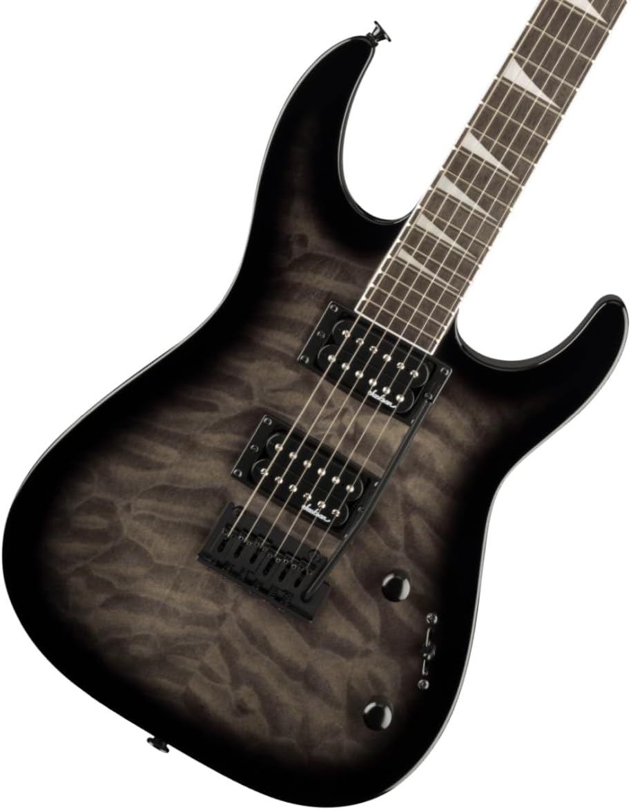 Jackson Dinky JS20 DKQ Electric Guitar - Transparent Black