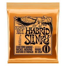 [P02222] HYBRID SLINKY NICKEL WOUND ELECTRIC GUITAR STRINGS - 9-46 GAUGE