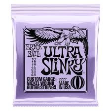 [P02227] ULTRA SLINKY NICKELWOUND ELECTRIC GUITAR STRINGS 10 - 48 GAUGE