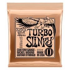 [P02224] TURBO SLINKY NICKEL WOUND ELECTRIC GUITAR STRINGS 9.5 - 46 GAUGE