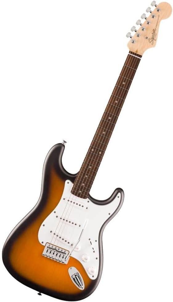 Fender Squier Debut Series Stratocaster Electric Guitar, Beginner Guitar 2-Color Sunburst