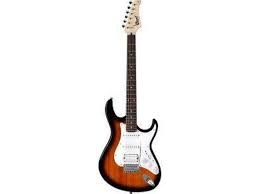Cort G110 Two Tone Burst Electric Guitar With Case
