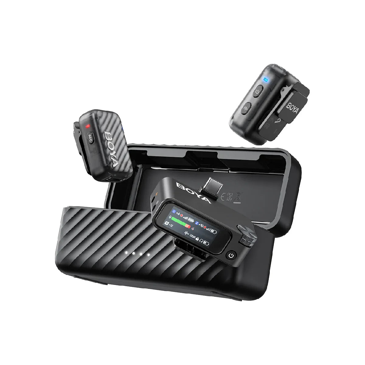 BOYA Mic kit 32 Bit Type C/ios/3.5mm TRS ( BOYAMIC 2-02 )