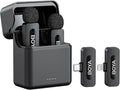 BOYA 2.4G wireless mic kit for TYPE C & IOS + Charging Case ( BY-V3 Combo )