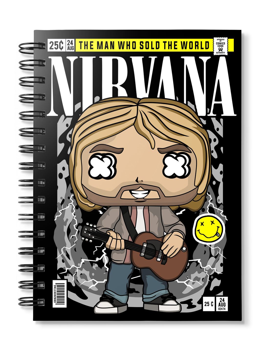 nirvana pop art notebook