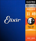 Elixir Nickel Plated Steel 12102 Electric Guitar Strings, NANOWEB, Medium, 11-49