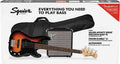 Affinity Series™ Precision Bass® PJ Pack, Laurel Fingerboard, 3-Color Sunburst, Gig Bag, Rumble 15