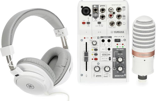AG03MK2 W LSPK YAMAHA MIXING CONSOLE WHITE PACK