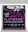 Ernie Ball Power Slinky Flatwound Electric Guitar Strings 11-48 Gauge (P02590)