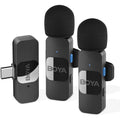 Boya Dual Channel Wireless Microphone System, BY-V20 - Black