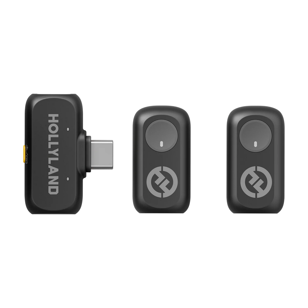 Hollyland ICS-3677 Lark A1 Mini Duo (2TX + USB-C RX) – Gray
