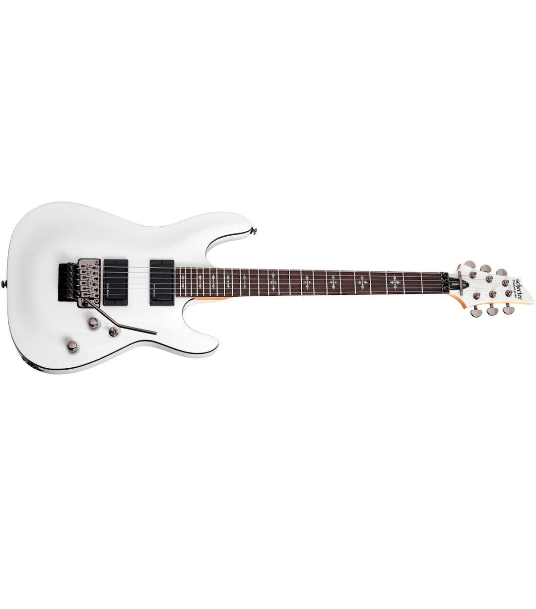Schecter - Demon-6 FR Vintage White