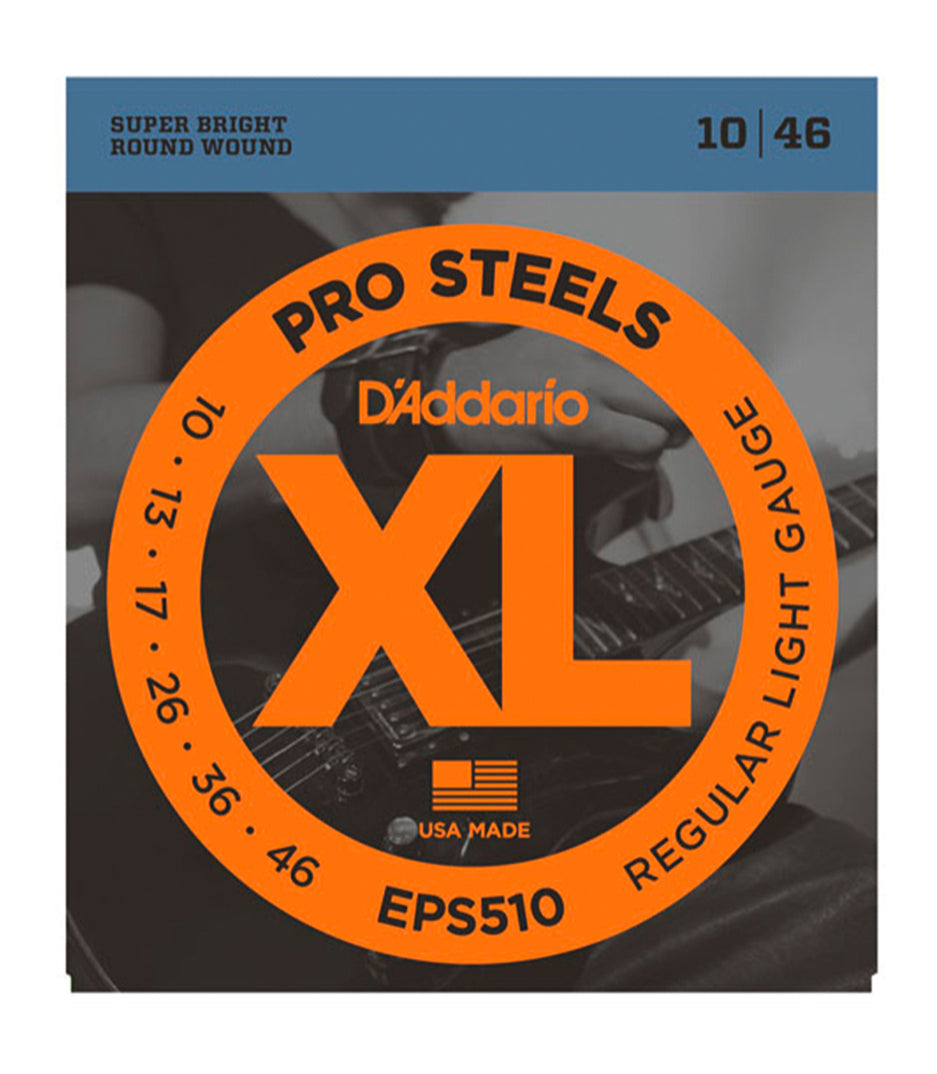 EPS510 D'Addario Pro Steels Electric Guitar Strings