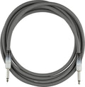 Fender Ombre Instrument Cable, Guitar Cable, Guitar Accessories, Straight/Straight, Silver Smoke, 10ft