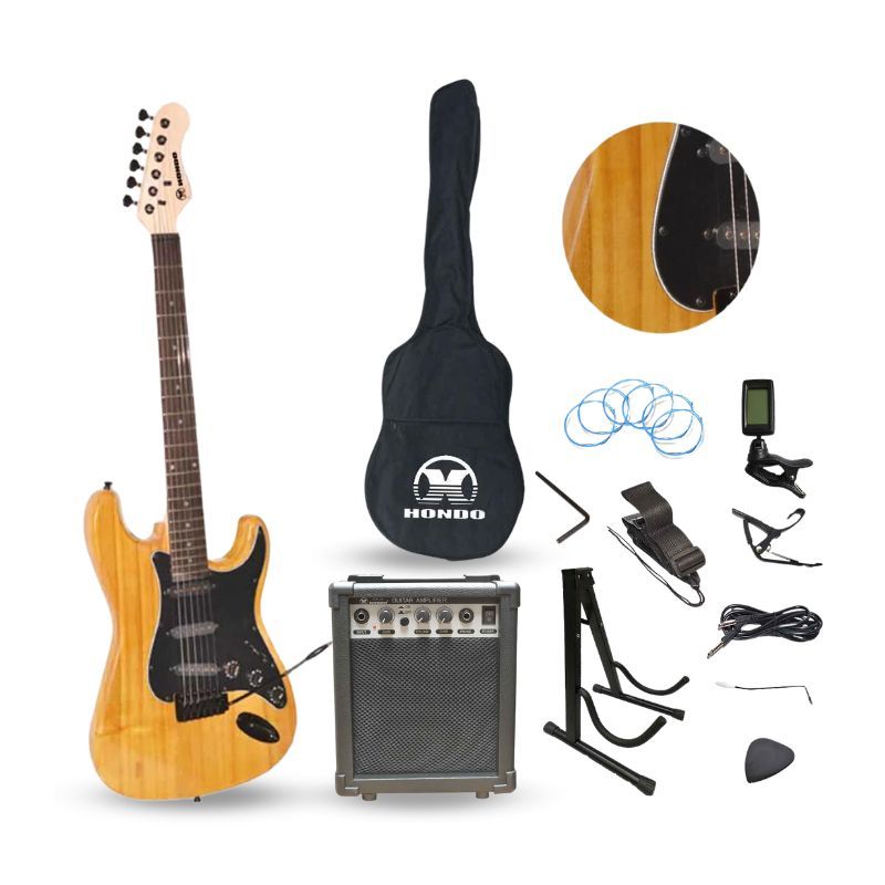 HONDO PACK ELECTRIC GUITAR HGP-670 NATURAL