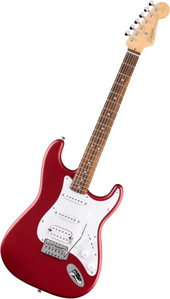 Fender Squier Debut Series Stratocaster HSS Electric Guitar, Dakota Red