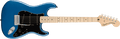 fender Squire Affinity Series Stratocaster Maple Fingerboard Black Pickguard Lake Placid Blue