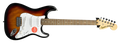 fender Squire Affinity Series Stratocaster Laurel Fingerboard White Pickguard 3Color Sunburst