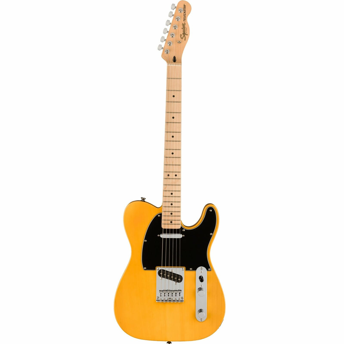 FENDER Squier Affinity Series™ Telecaster®, Maple Fingerboard, Black Pickguard, Butterscotch Blonde