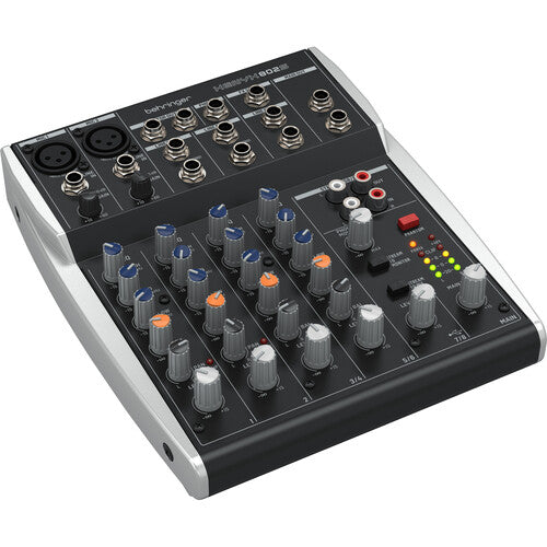 Behringer XENYX 802S Premium Analog 8-Input Mixer with USB Streaming