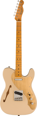 fender Squire FSR Classic Vibe 60s Telecaster Thinline Maple Fingerboard Gold Anodized Pickguard Desert Sand