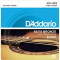 D'Addario EZ910 Acoustic Set 011-052 - Light - for Western Guitar