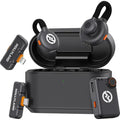 Hollyland ICS-3325 Lark M2S Ultimate Combo 2‑Person Wireless Microphone System (Space Gray)
