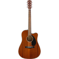 Fender CD60SCE Dreadnought Walnut Fingerboard AllMahogany