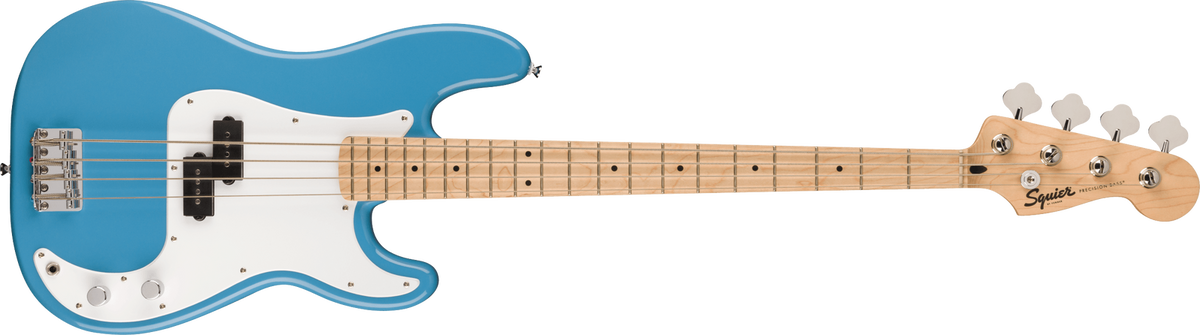 fender Squire Squier Sonic Precision Bass Maple Fingerboard White Pickguard CAB