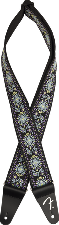 Fender Pasadena Woven Guitar Strap, Blue Lotus, 2"