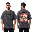 metallica washed oversized