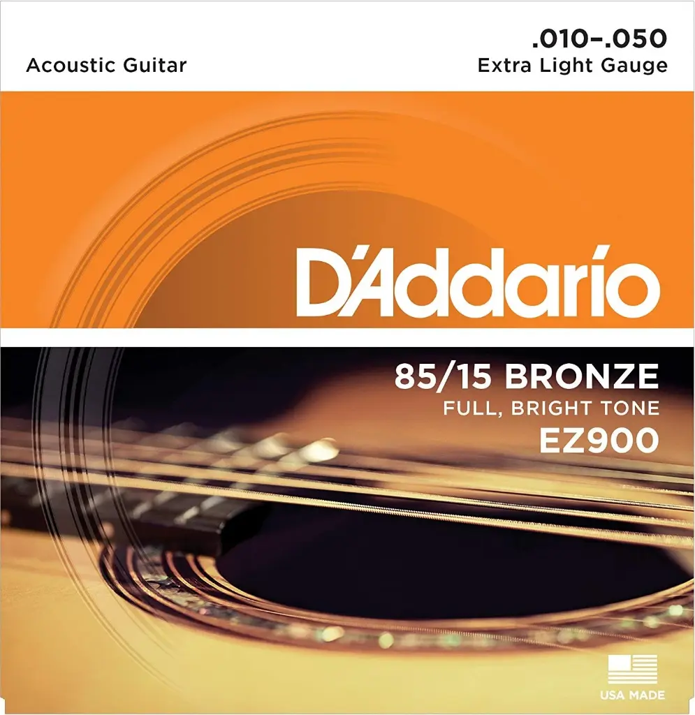 D'Addario EZ900 Extra Light Acoustic Guitar Strings 10 - 50