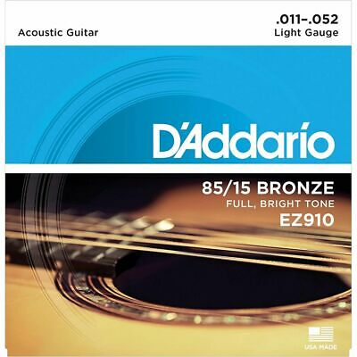 D'Addario EZ910 Acoustic Set 011-052 - Light - for Western Guitar