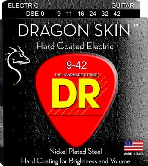 DSE 9 DR Strings Dragon Skin Coated Light Electric Guitar