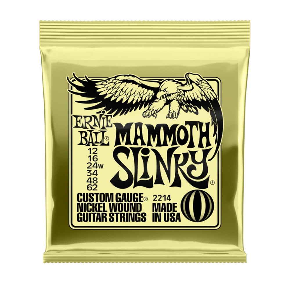 ERNIE BALL 2214 MAMMOTH SLINKY ELECTRIC GUITAR STRINGS