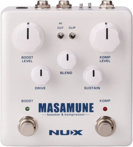 NUX Masamune Guitar Analog Compressor and Booster Pedal